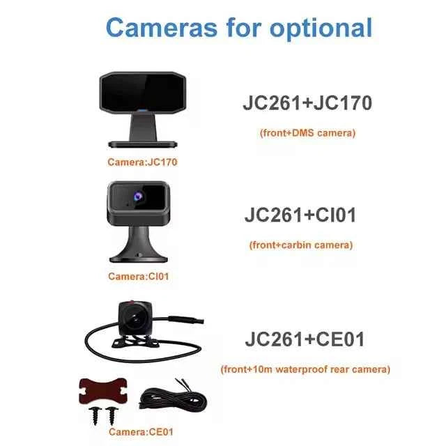 JIMIIOT JC261 4G AI Dash Cam Live Video (10Year Subscription Free)