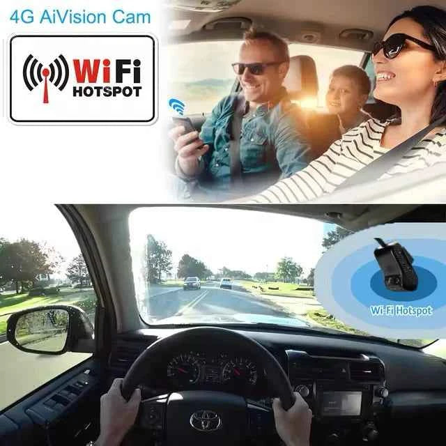 JIMIIOT JC400P Integrated Dual-Channel DashCam (10Year Subscription Free)