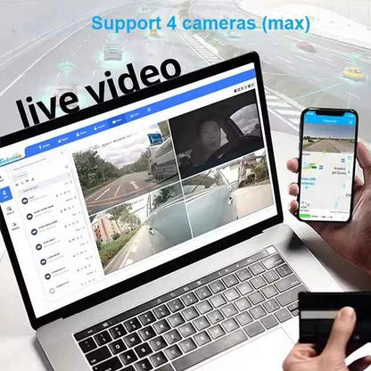 JIMIIOT JC450 Multi-Channel AI Dash Cam Live Video (10Year Subscription Free)