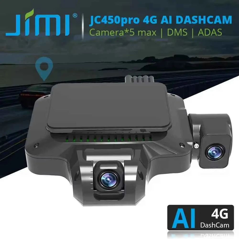 JIMIIOT JC450 Multi-Channel AI Dash Cam Live Video (10Year Subscription Free)