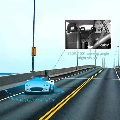 JIMIIOT JC400P Integrated Dual-Channel DashCam (10Year Subscription Free)