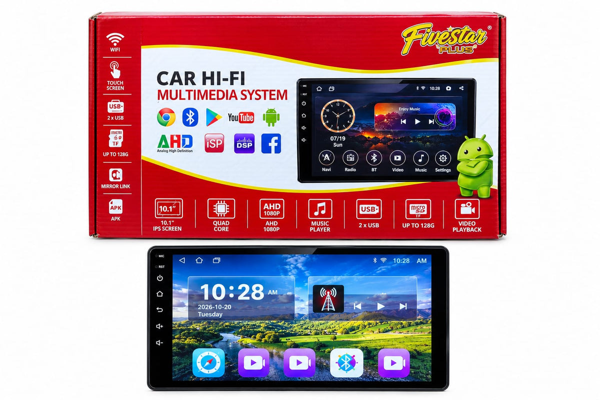 FIVE STAR+ 2GB RAM 32GB STORAGE ANDROID / CARPLAY 9.35" & 10.35" BIG SCREEN