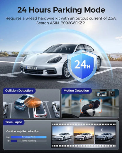 AZDOME M550 Max 3CH 4K Dash Cam 4K+1K+2K