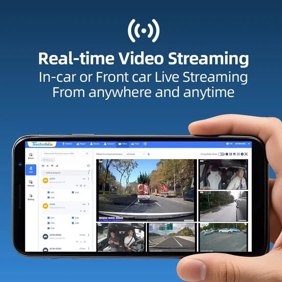 Jimi JC270 4G AI Dual Dash Cam with GPS, Live Video, ADAS & Driver Monitoring