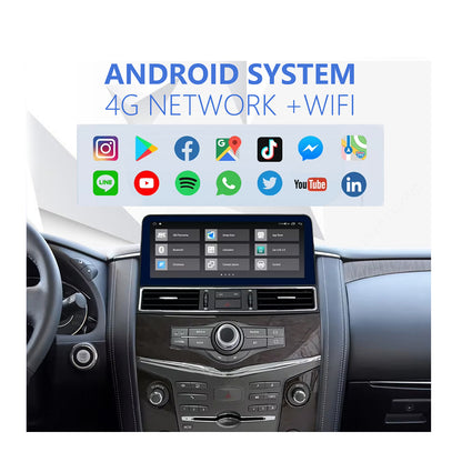 NISSAN PATROL 12.3" UP SCREEN 4gb ram 32 storage