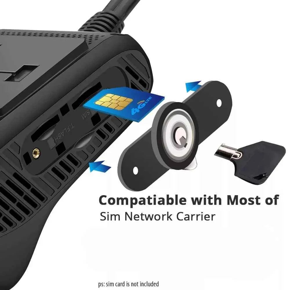 JIMIIOT JC400P Integrated Dual-Channel DashCam (10Year Subscription Free)