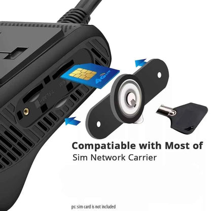 JIMIIOT JC400P Integrated Dual-Channel DashCam (10Year Subscription Free)