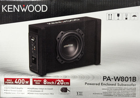 PA-W801B KEENWOOD 8" SUBWOOFER 200RMS/400W