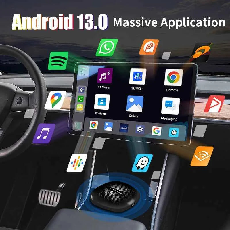 Carplay 5G AI Box CP490 Andriod 13 Wireless Android Auto Multimedia