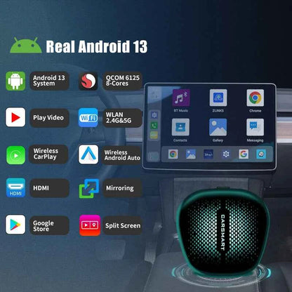 Carplay 5G AI Box CP490 Andriod 13 Wireless Android Auto Multimedia