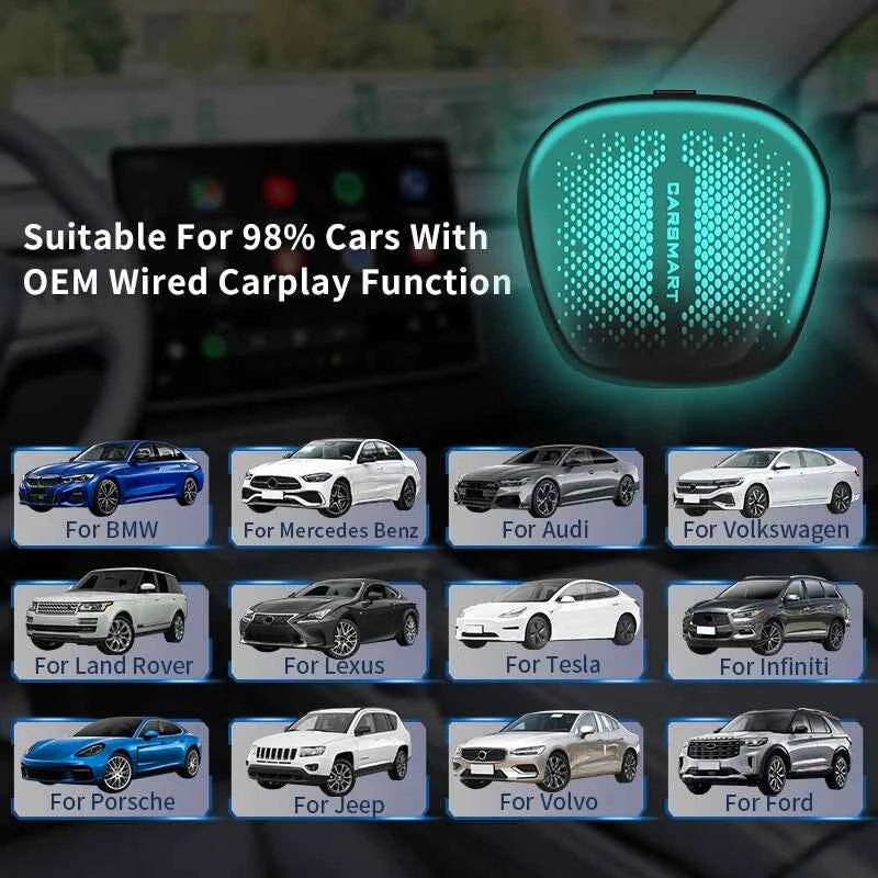 Carplay 5G AI Box CP490 Andriod 13 Wireless Android Auto Multimedia