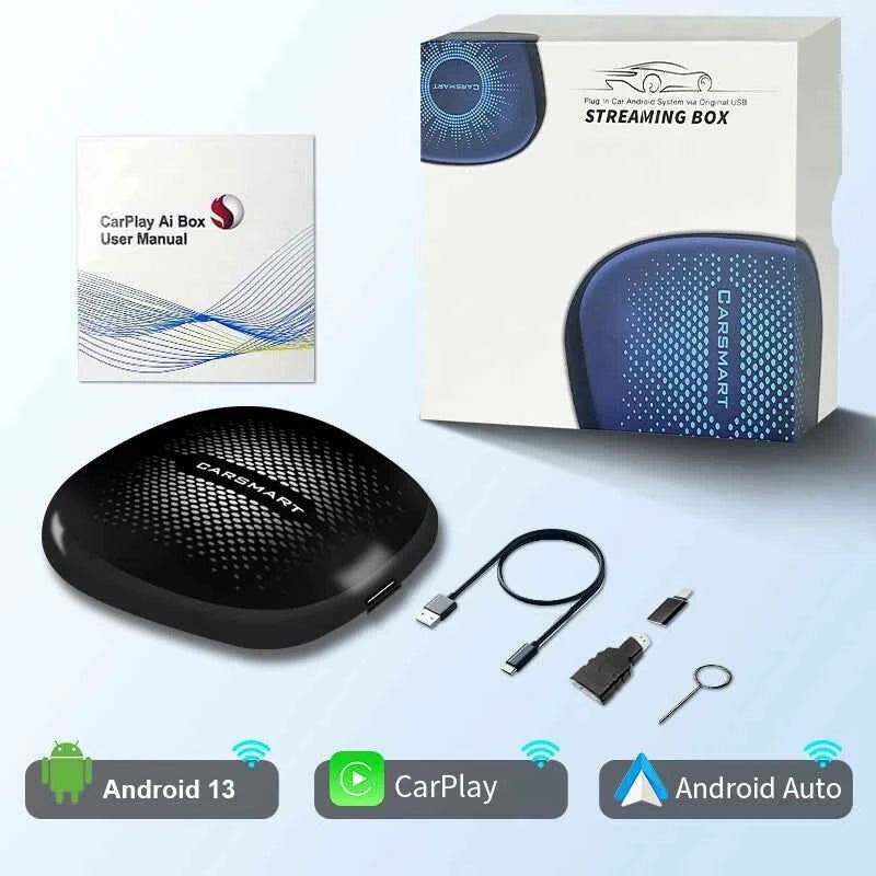 Carplay 5G AI Box CP490 Andriod 13 Wireless Android Auto Multimedia