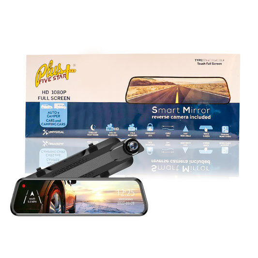 DASH CAM FULL SCREEN DUAL CAMERA REARVIEW MIRROR 2CH 1080P