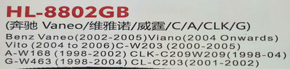 MERCEDES-BENZ C/A/CLK/G CLASS 2002-04 (HL8802)