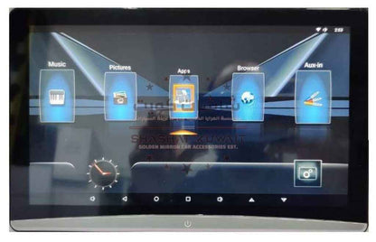 HEAD REST 10.6INCH ANDROID 2GB RAM 16GB STORAGE VER.13 (PAIR) .